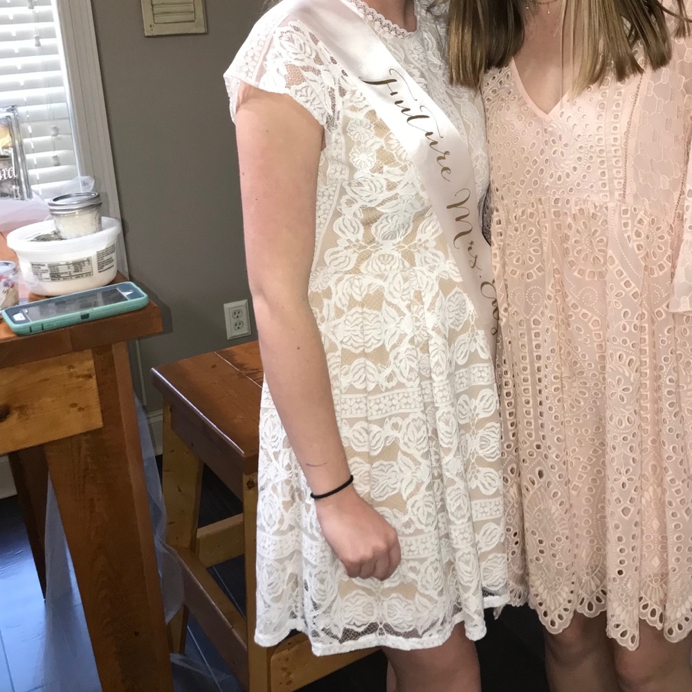 White dress!